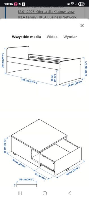Łóżko młodzieżowe ikea slakt