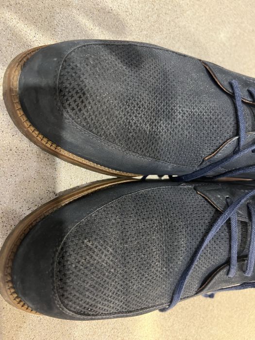 Buty lavard skóra HQ rozm 41 eleganckie granatowe
