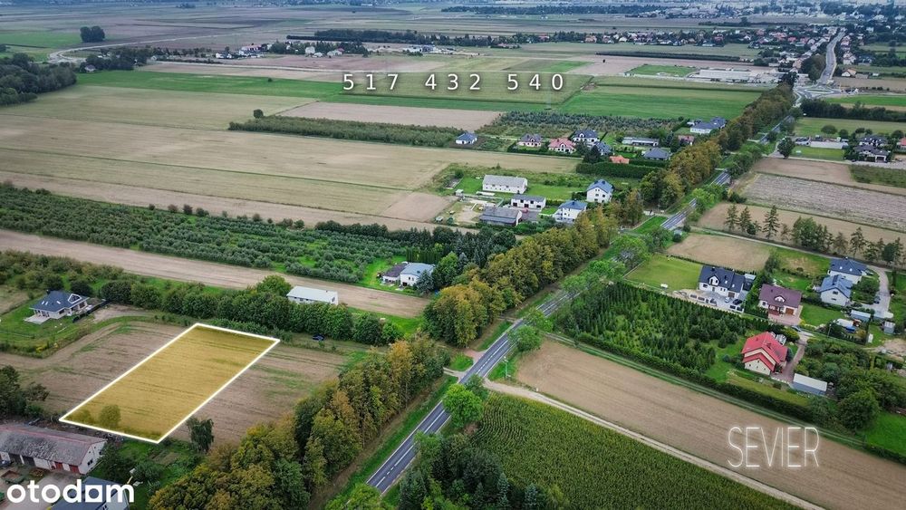 Działka budowlana 1990 m² z WZ – Przążewo, gm. Ciechanów