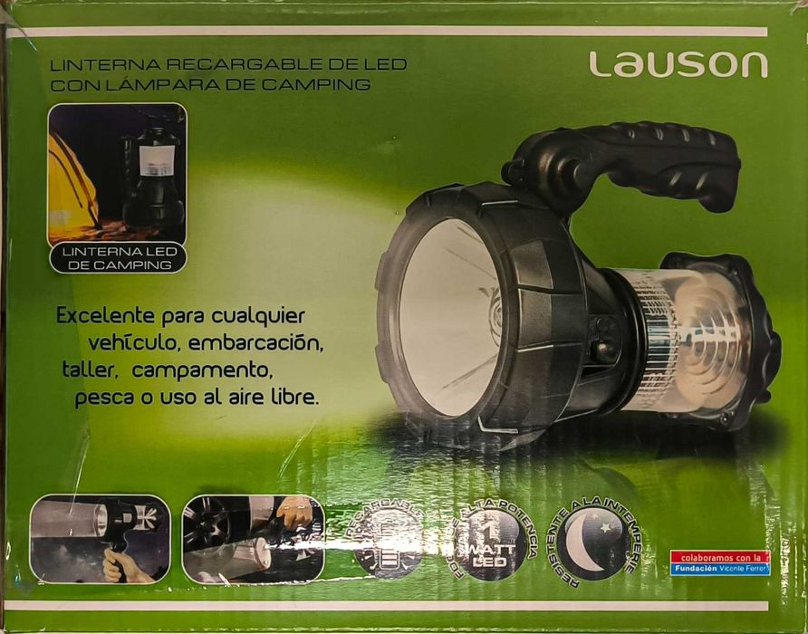 Lanterna de Campismo/Pesca/Atividades ar livre.