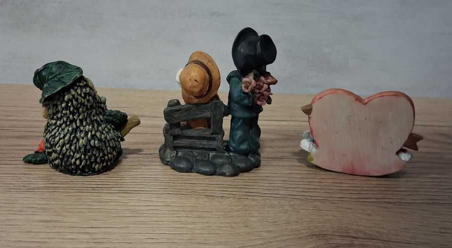 Figurki z żywicy 3 sztuki