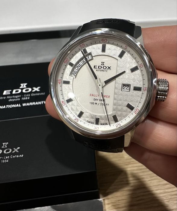 Швейцарские часы Edox WRC Rally Timer Automatic