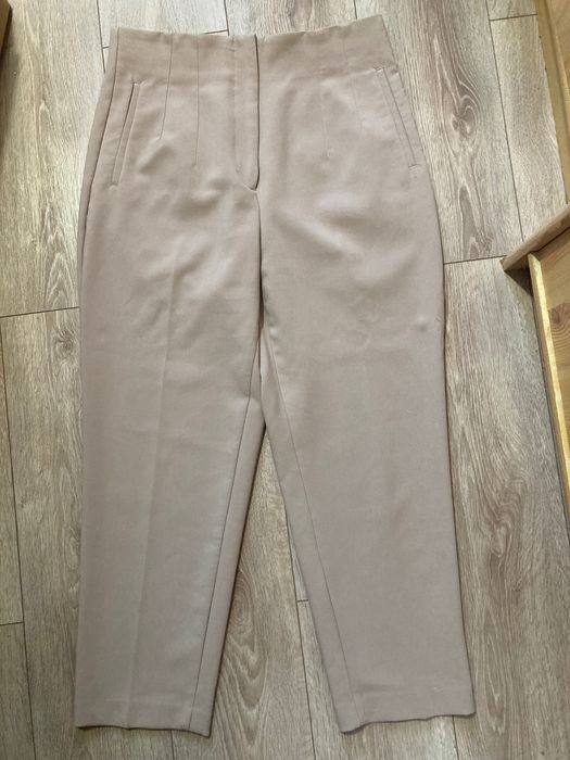 Spodnie wysoki stan do kostki / Zara / XL