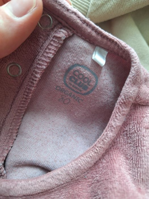 Bluzy niemowlęce dla dziewczynki h&m 80 cool club