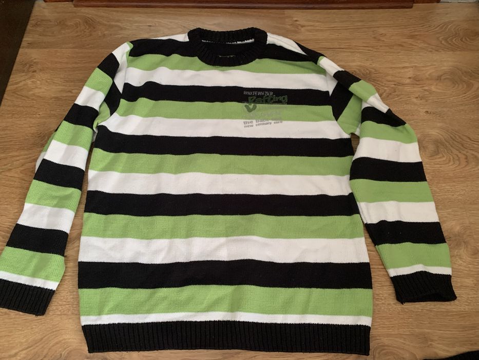 Sweter meski zielono rozm m/l