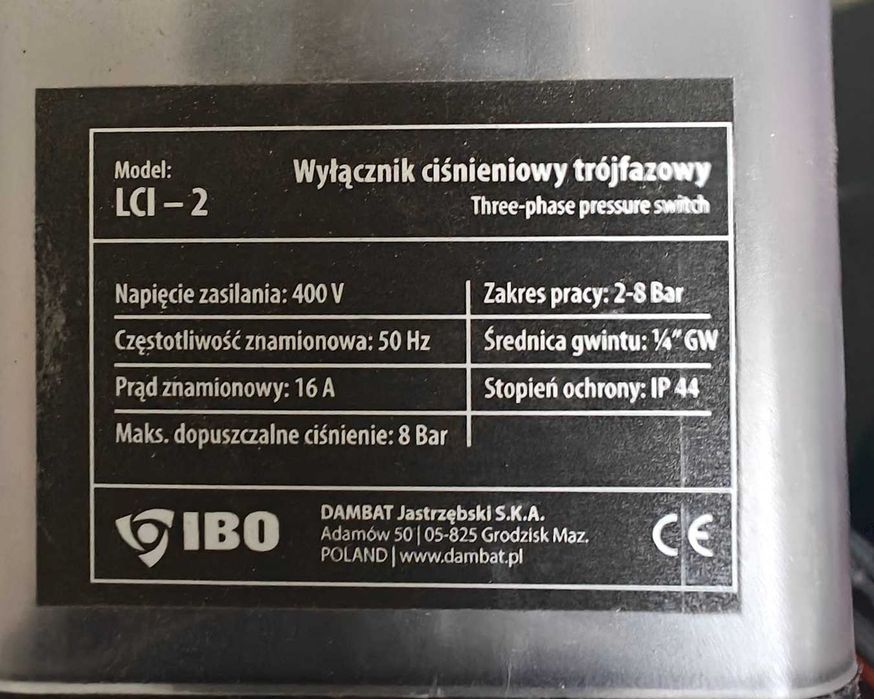 Zbiornik przeponowy IBO YH-80, 80 l