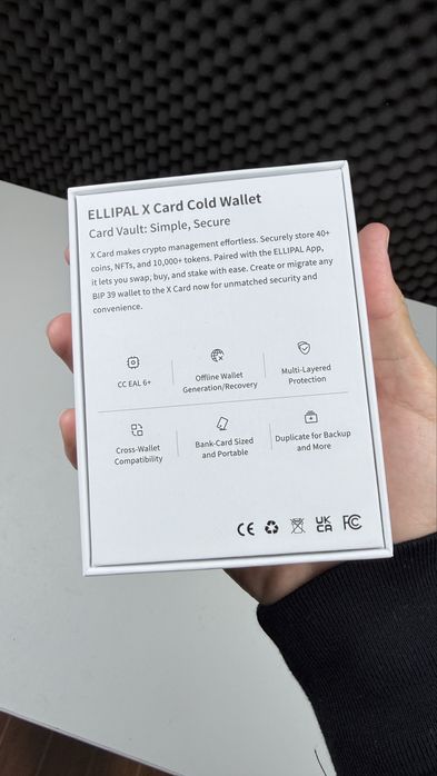 Carteira criptomoedas ellipal xcard nova
