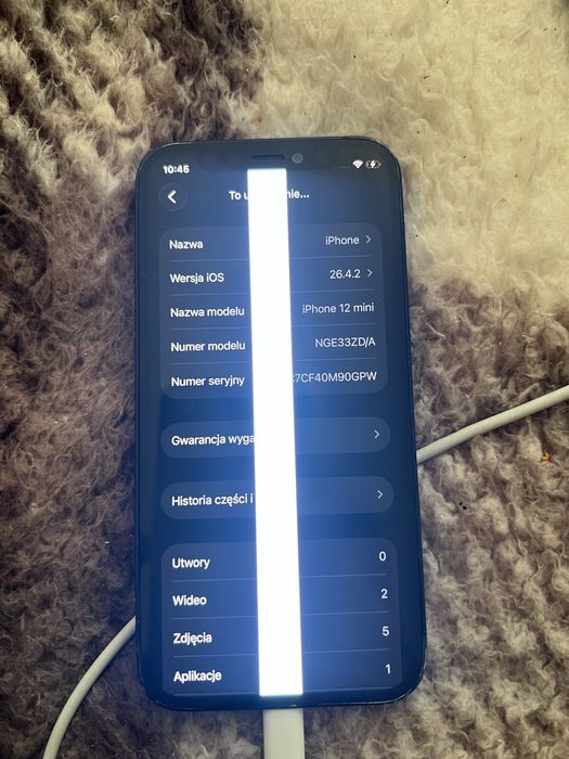 iPhone 12 mini 128GB kondycja baterii 77%