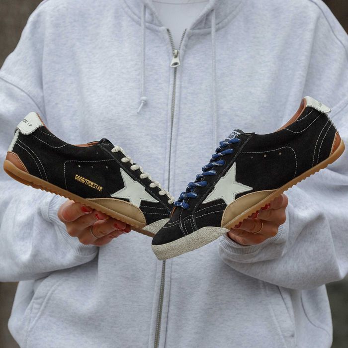 Женские замшевые кеды Golden Goose True-Star кроссовки голден гус
