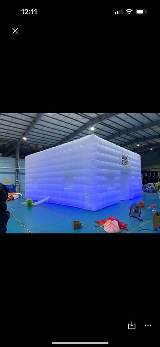 Namiot dmuchany imprezowy / bibownia