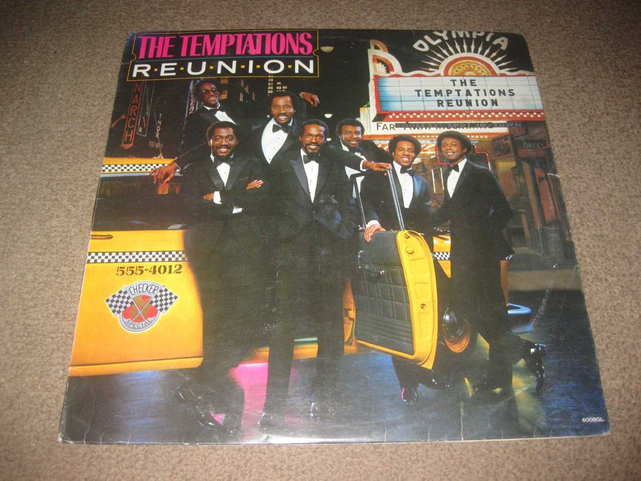 Vinil LP 33 rpm dos The Temptations "Reunion"