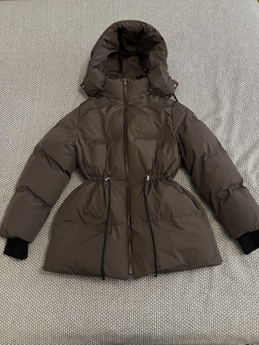 Куртка зимова, шоколадний пуховик MANUFACTURE