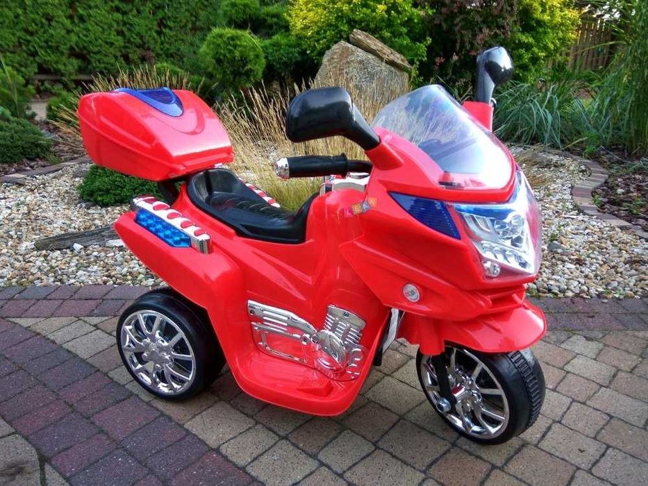 BAWIBUS.PL motorek MOTOR TRAJKA NA AKUMULATOR dla dzieci jeździk