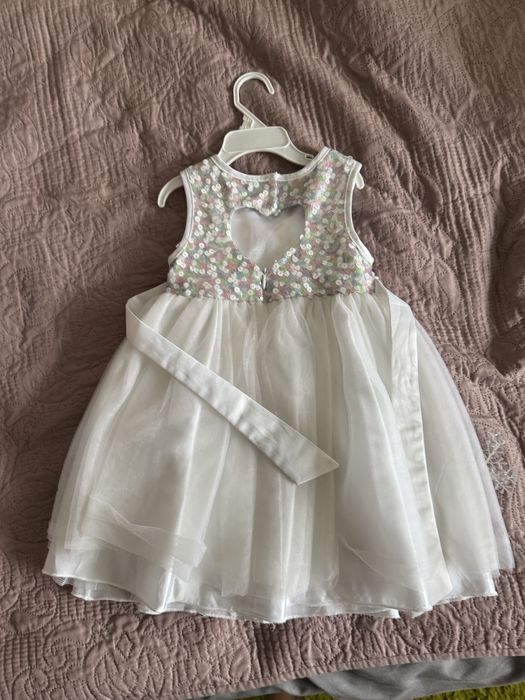 Плаття сніжинка 86-90 см