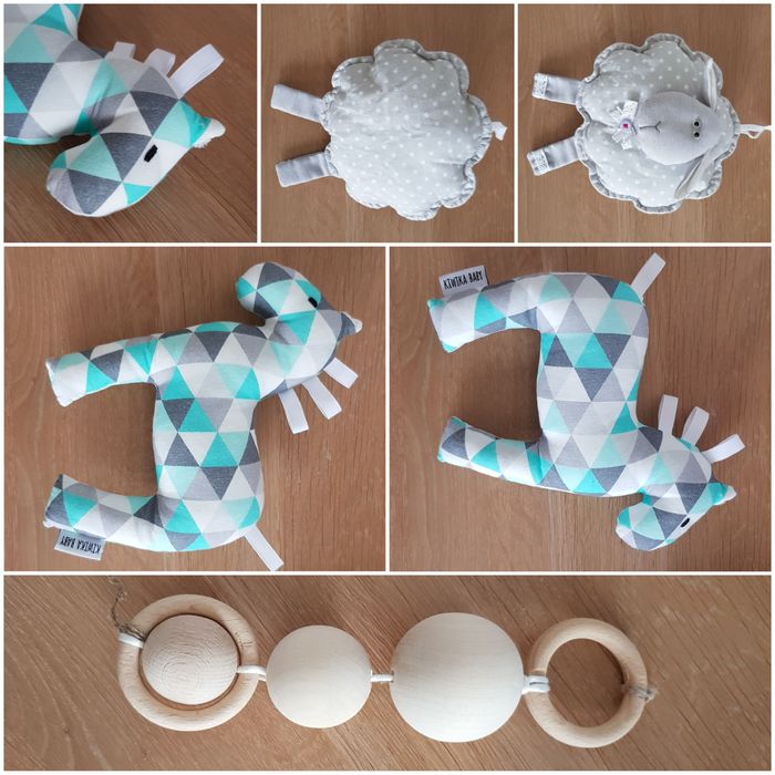 Zabawki grzechotki misie wczesnoniemowlęce