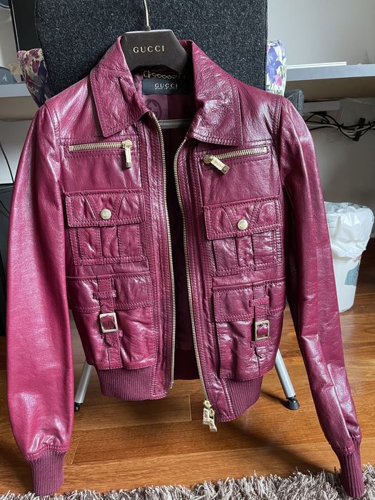 Casaco Gucci Em Pele