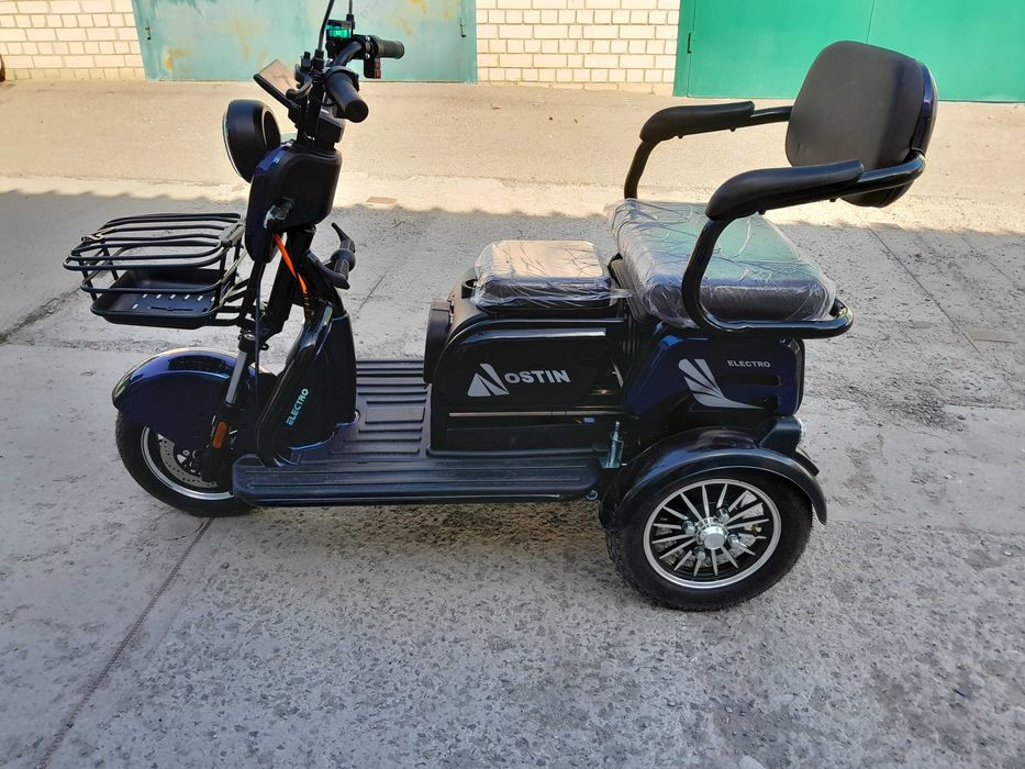 Електротрайк, триколіснийелектроскутер, трицил Corso.    САМОВЫВОЗ!