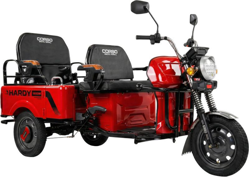 ‼️ХІТ СЕЗОНУ -Вантажний трицикл 1200 w Corso /до -450 кг ТЯГОВІ ‼️