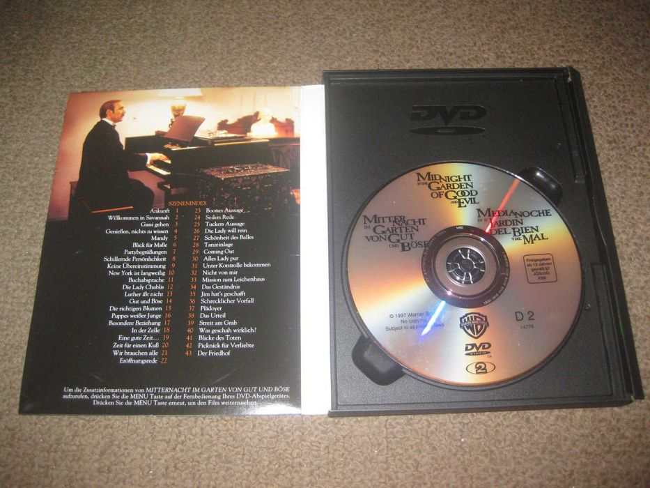 DVD "Meia-Noite no Jardim do Bem e do Mal" Snapper