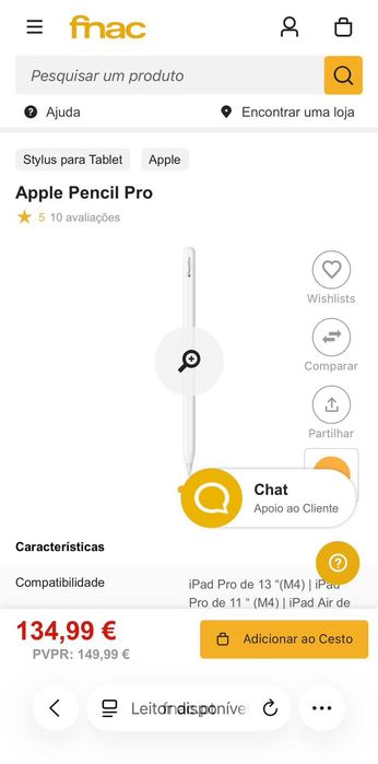 iPad Pro 13” M4 (2024) como novo + Apple Pencil Pro + acessórios