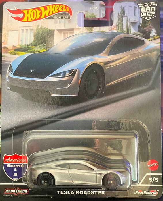 Tesla Roadster Hotwheels