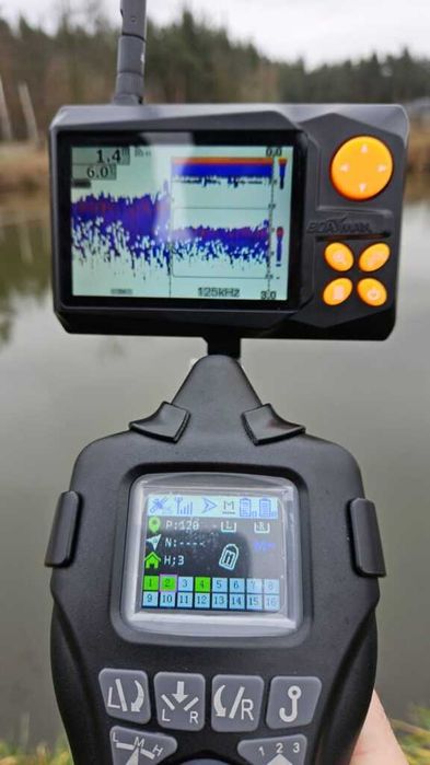 Łódka Zanętowa BOATMAN VULCAN Black Pro Gps+ Echosonda Sn4 Sklep