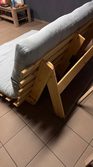 Kanapa łóżko 3w1 sofa wykonana z palet
