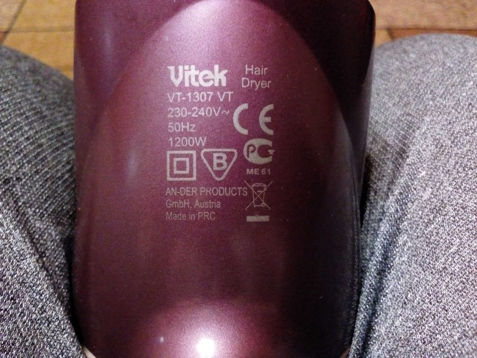 Фен дорожный Vitek Micro VT-1307 VT