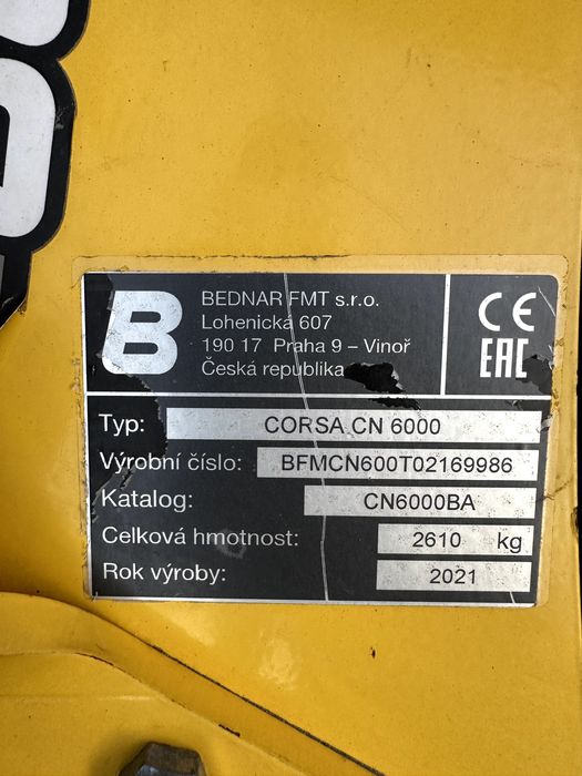 Siewnik Bednar Matador MO 6000, Strip-Till, podobny do Horsch Focus
