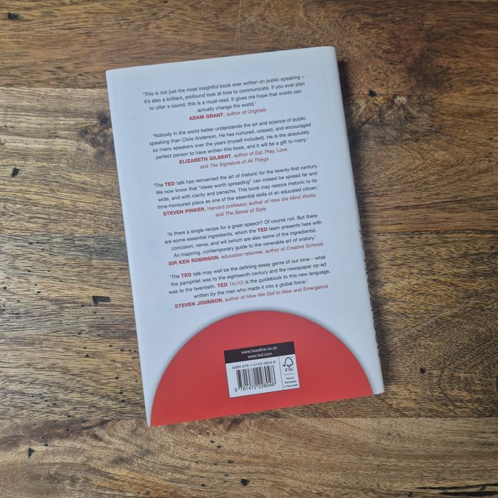 "TED Talks: The Official TED Guide to Public Speaking" Chris Anderson