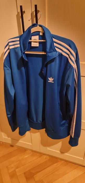 adidas Originals Bluza Adicolor Firebird – rozpinana | L | niebieska