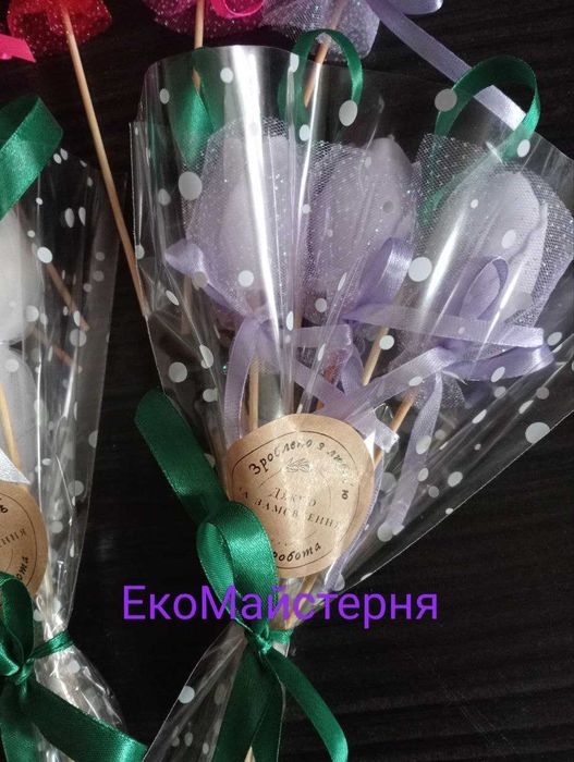 Восковые свечи Тюльпан. Ромашка.