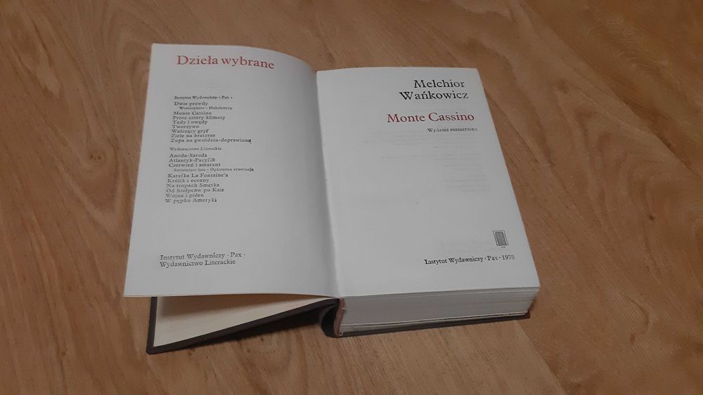 Wańkowicz Monte Cassino