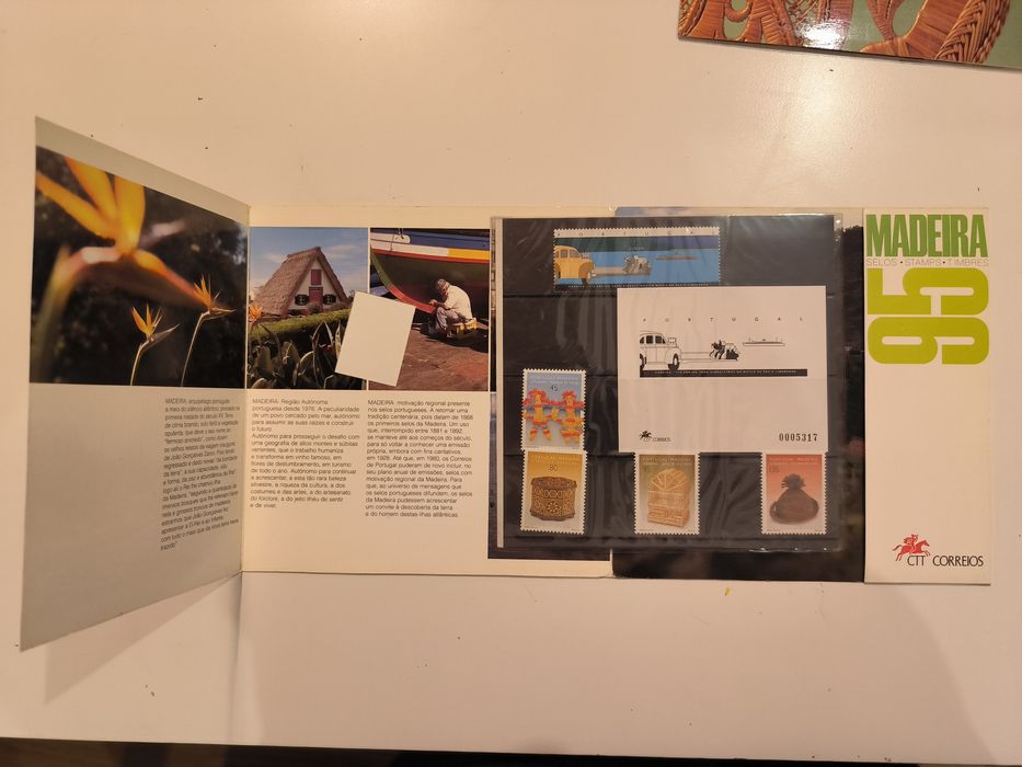Carteira Anual Madeira - Selos CTT