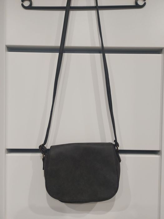 Mała klasyczna szara torebka na ramię