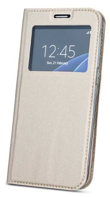 Etui z klapką do Apple iPhone 5, 5s kolor złoty