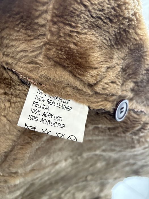 Casaco comprido de pele