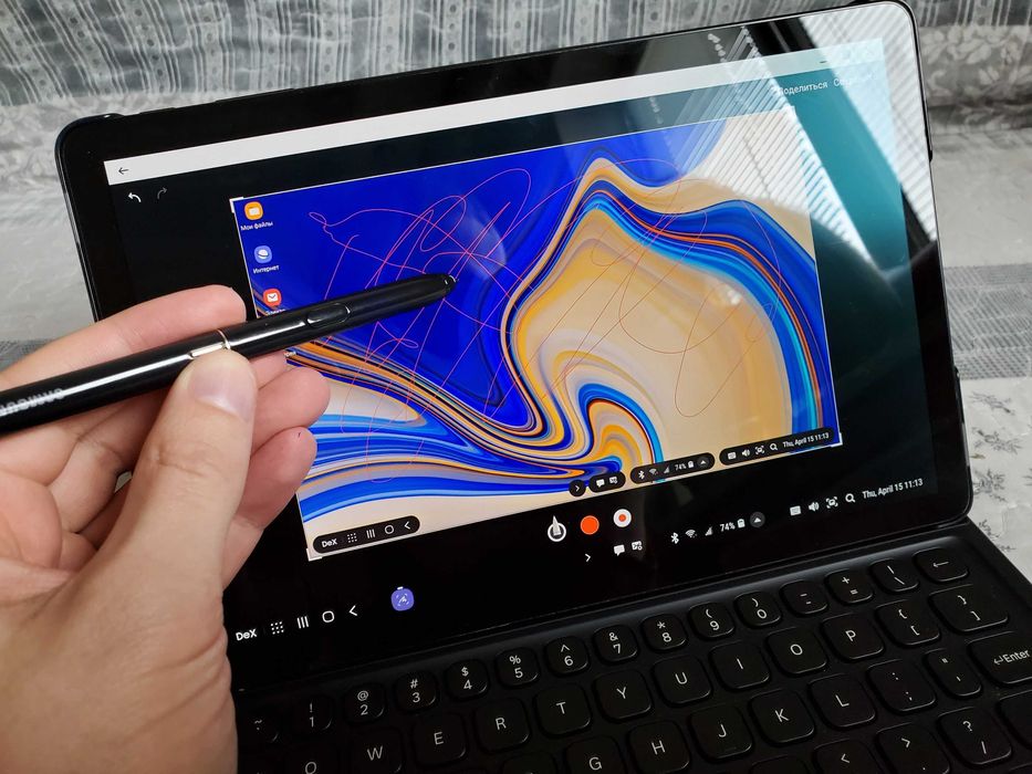 Samsung Galaxy Tab S4 10.5" with S Pen 3G 4G LTE + case SM-T837