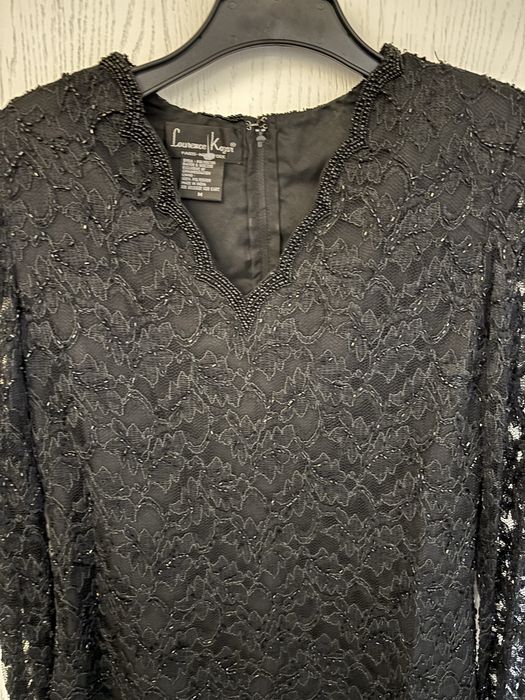 Czarna koronkowa bluzeczka elegancka karnawal bal impreza