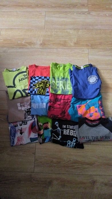 Pakiet koszulek z krótkim rękawem i długim dla chłopca