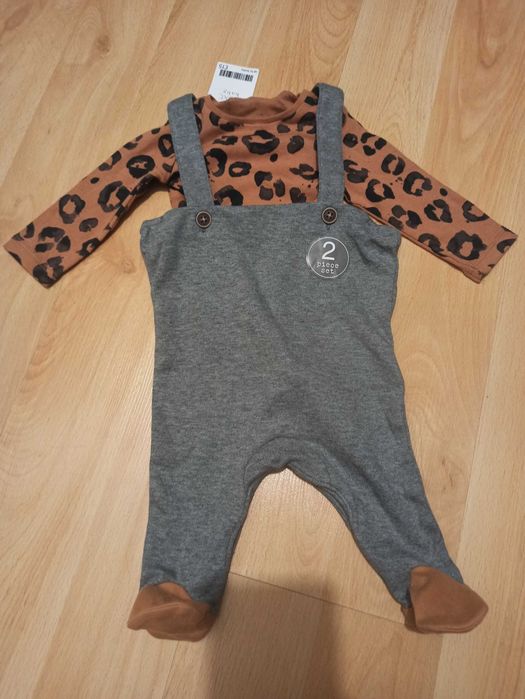 Komplet body z ogrodniczka mi