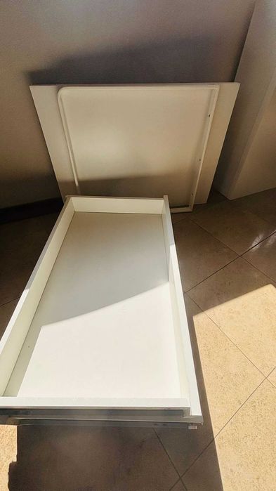 Secretaria Ikea Branca com 02 gavetas