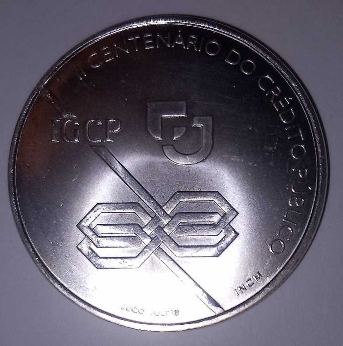 3 moedas de 1.000 escudos em Prata