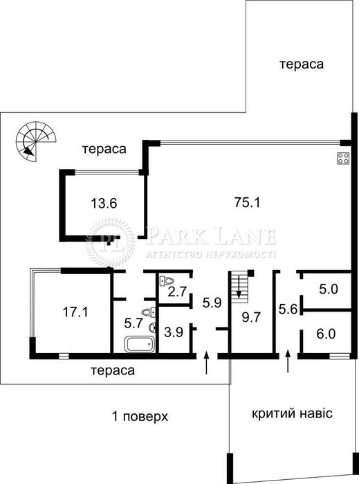 Дом 400м Романков КГ Ариель Озеро Романків КМ Ariel