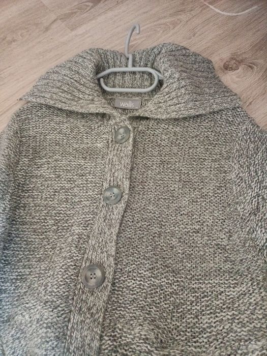 Wallis sweter -płaszczyk długi r.M