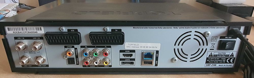 Odbiornik Satelitarny TOPFIELD  SRP-2100
