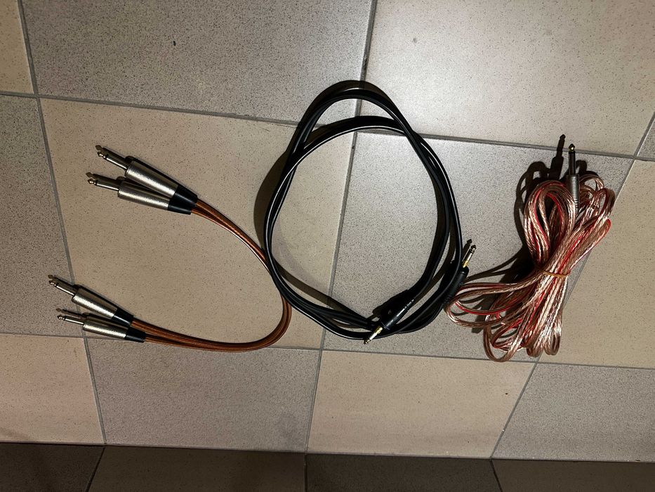 kable gitarowe xlr trs midi din ts jack