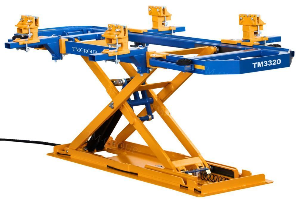 Płyta blacharska, Rama naprawcza na podnośniku 3T TM-GROUP