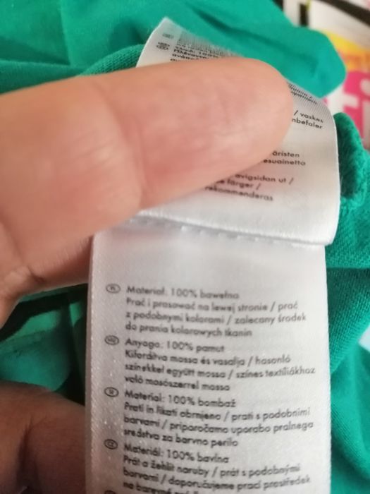 Bluzka z krótkim rękawem L (44-46)