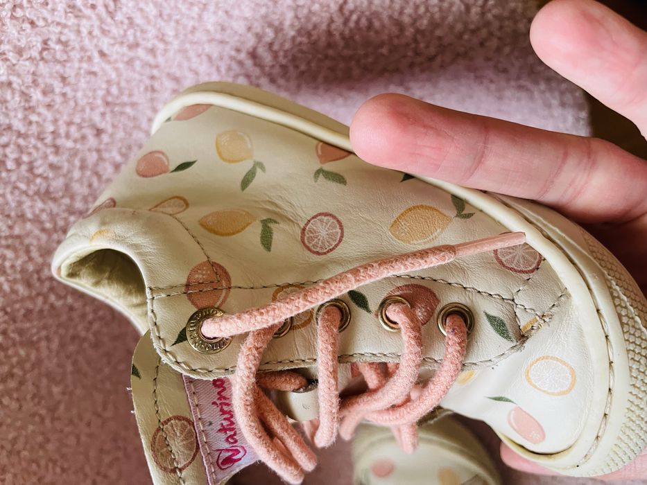 Кеды ботиночки кожа naturino 23 р